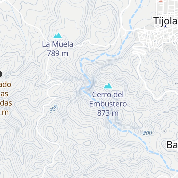 Map of Cortado de La Cerrá