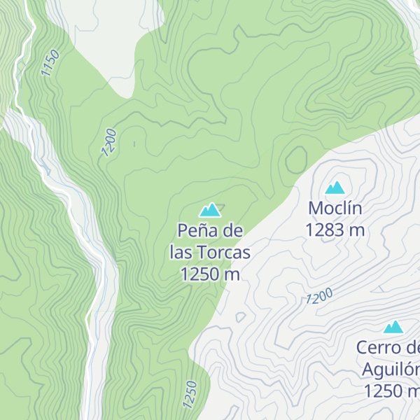 Map of Peña de las Torcas