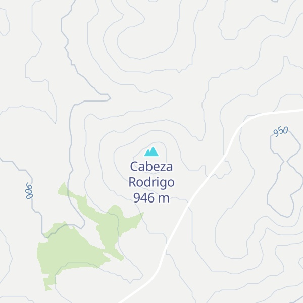 Map of Cabeza Rodrigo