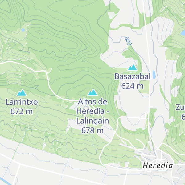 Map of Altos de Heredia - Lalingain