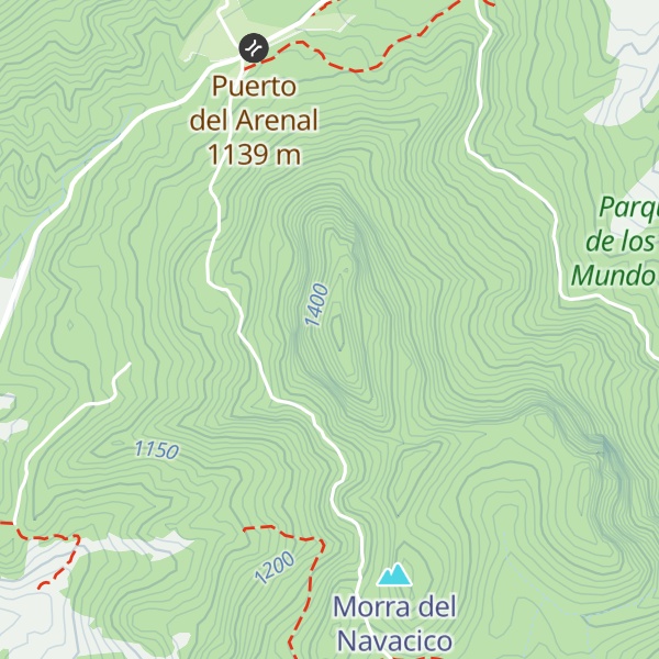 Map of Loma del Agetar