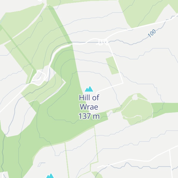 Map of Hill of Wrae