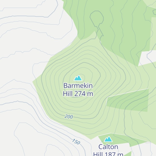 Map of Barmekin Hill