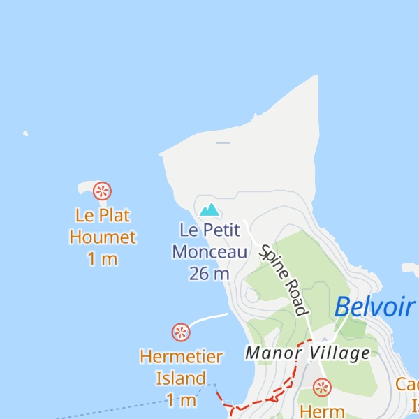 Map of Le Petit Monceau