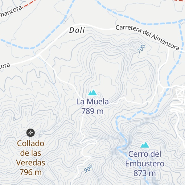 Map of La Muela