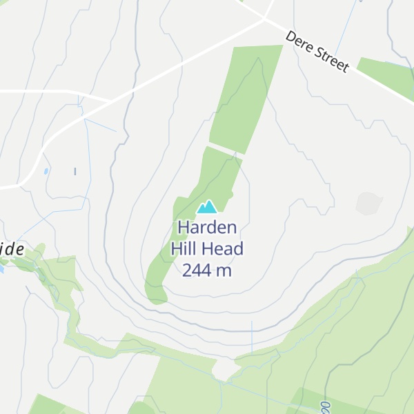 Map of Harden Hill Head