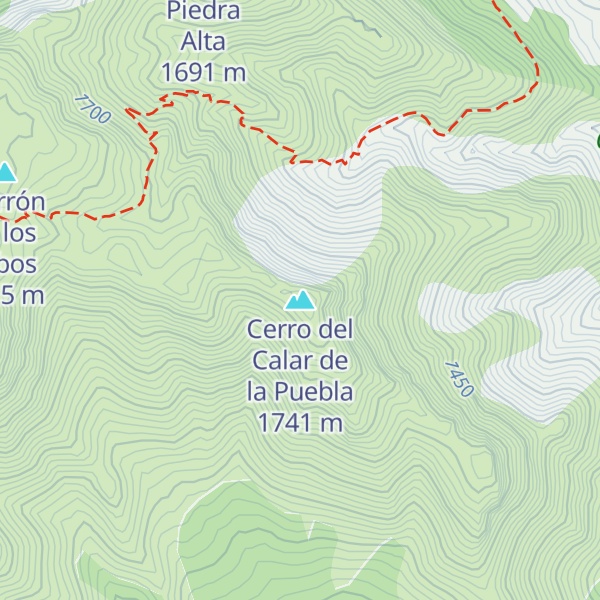 Map of Cerro del Calar de la Puebla