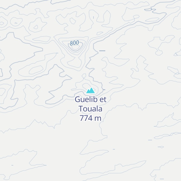 Map of Guelib et Touala
