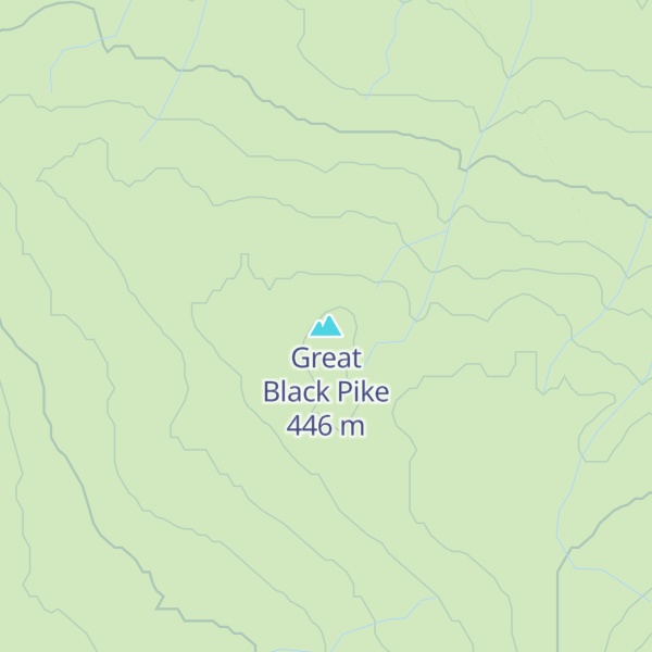 Map of Great Black Pike