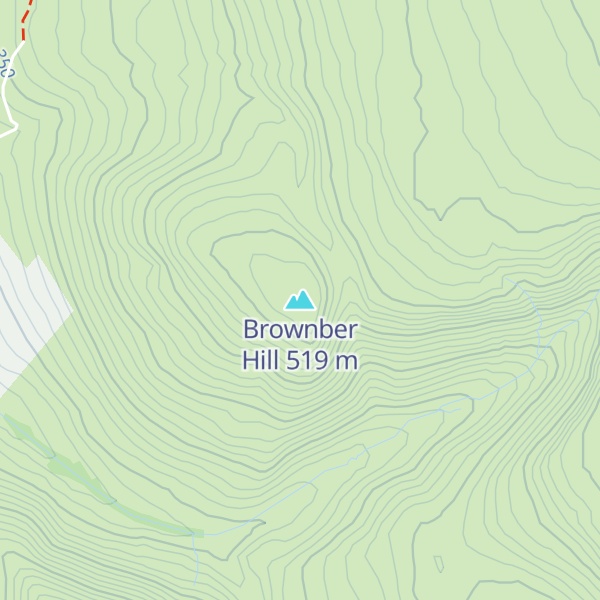 Map of Brownber Hill