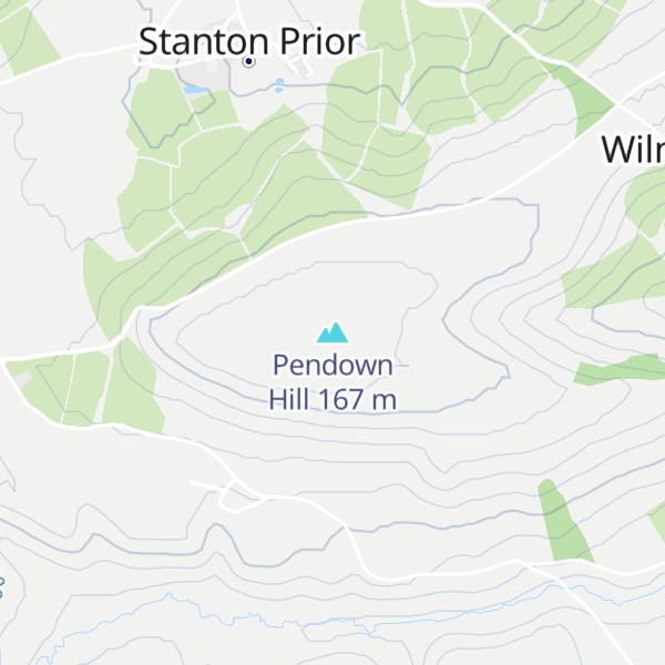 Map of Pendown Hill