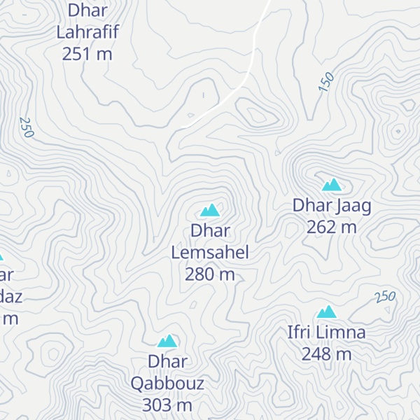 Map of Dhar Lemsahel