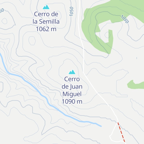 Map of Cerro de Juan Miguel