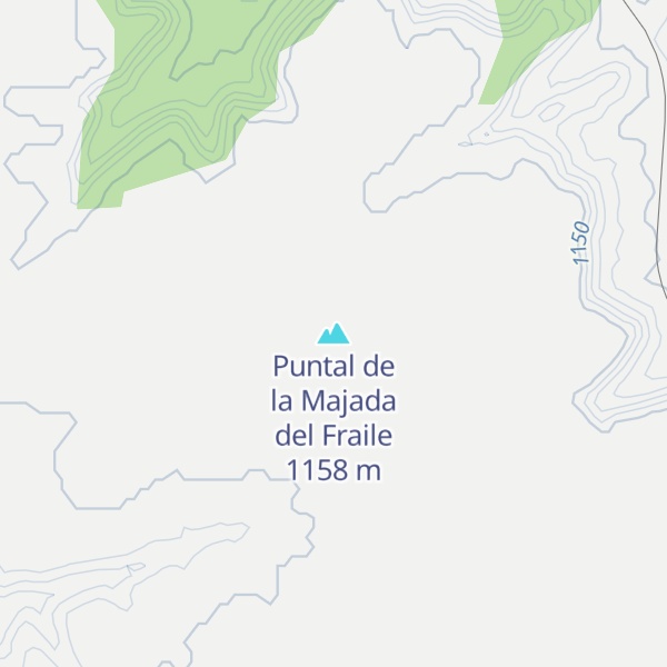 Map of Puntal de la Majada del Fraile