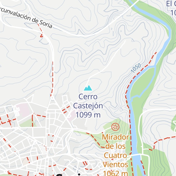 Map of Cerro Castejón