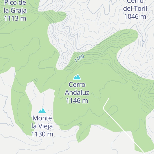 Map of Cerro Andaluz
