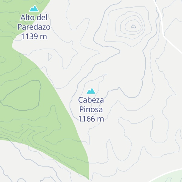 Map of Cabeza Pinosa