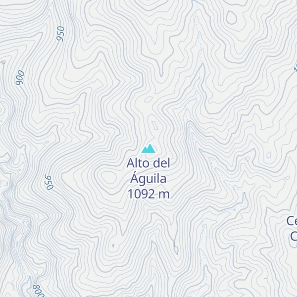 Map of Alto del Águila