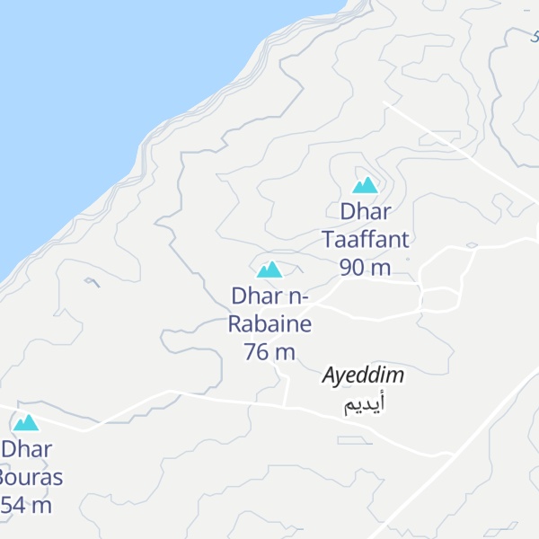 Map of Dhar n-Rabaine