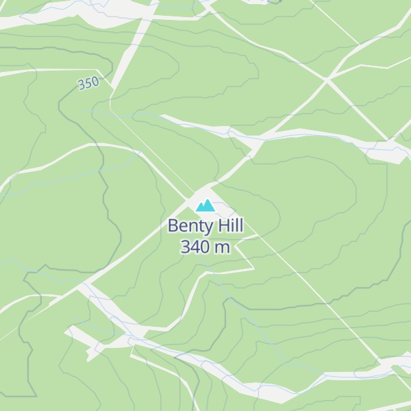 Map of Benty Hill