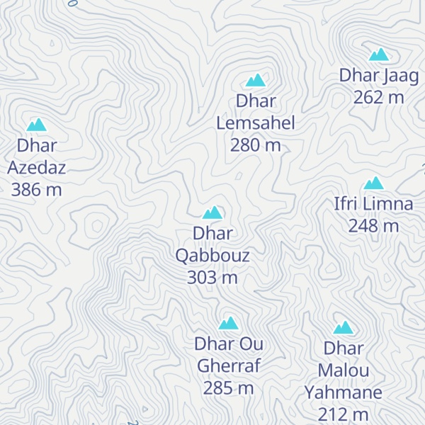 Map of Dhar Qabbouz