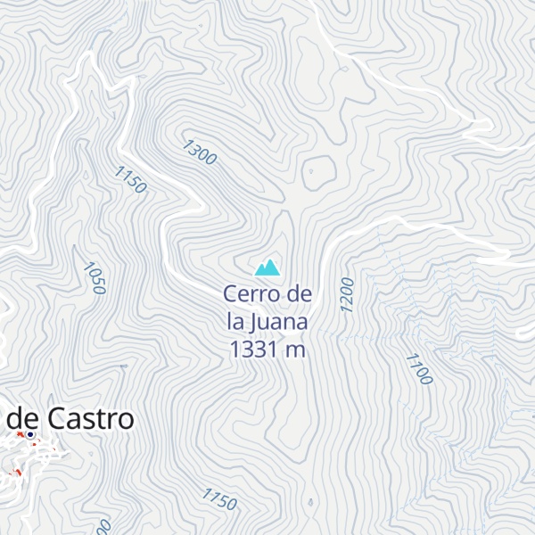 Map of Cerro de la Juana