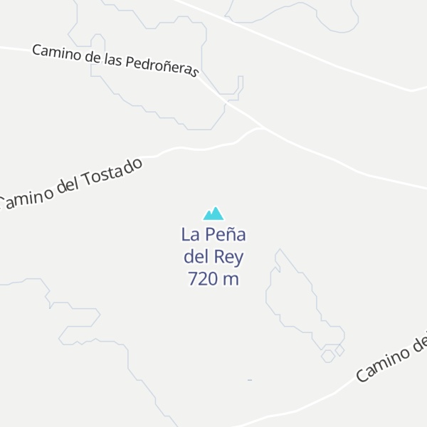 Map of La Peña del Rey