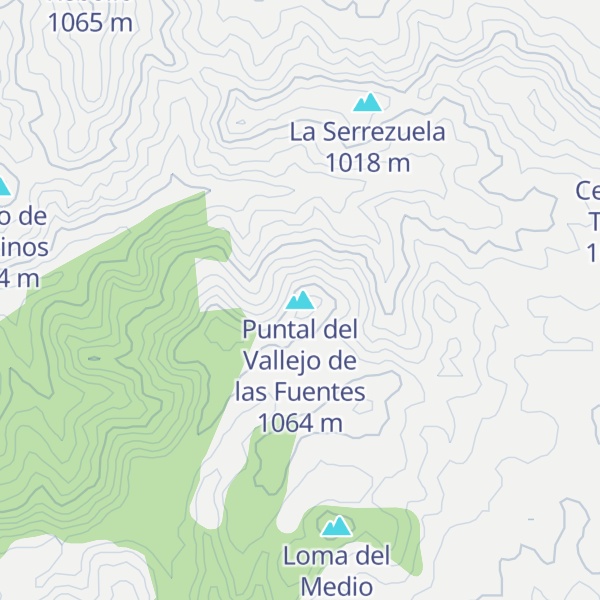 Map of Puntal del Vallejo de las Fuentes