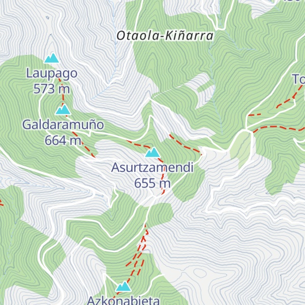Map of Asurtzamendi