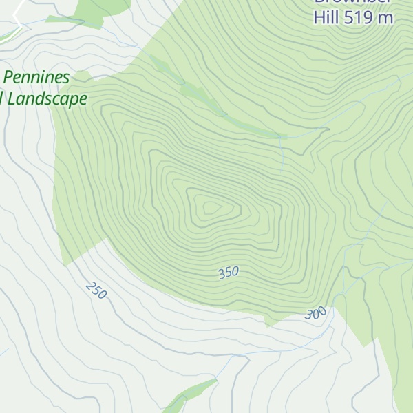 Map of Dufton Pike