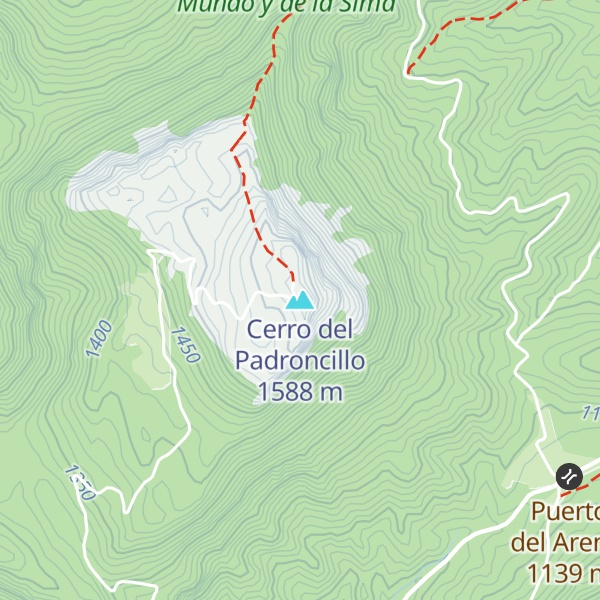 Map of Cerro del Padroncillo