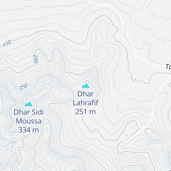 Map of Dhar Lahrafif