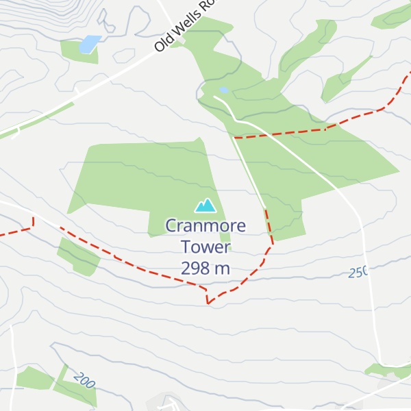 Map of Cranmore Tower