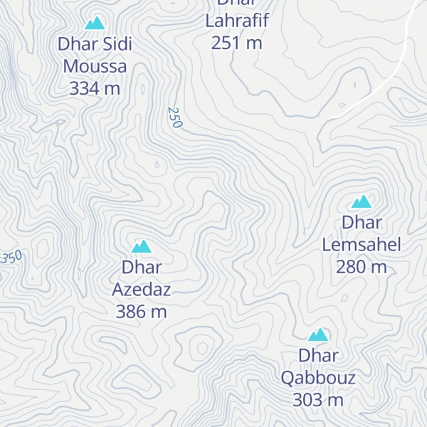 Map of Dhar Bouloula