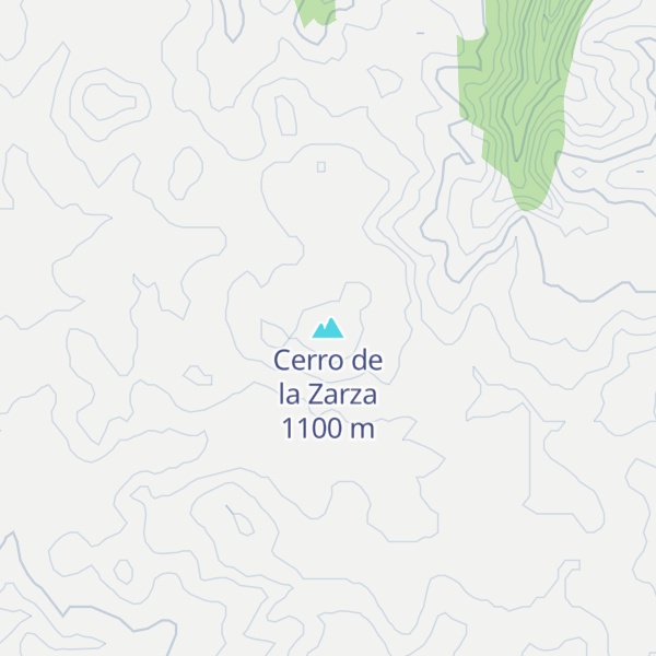 Map of Cerro de la Zarza