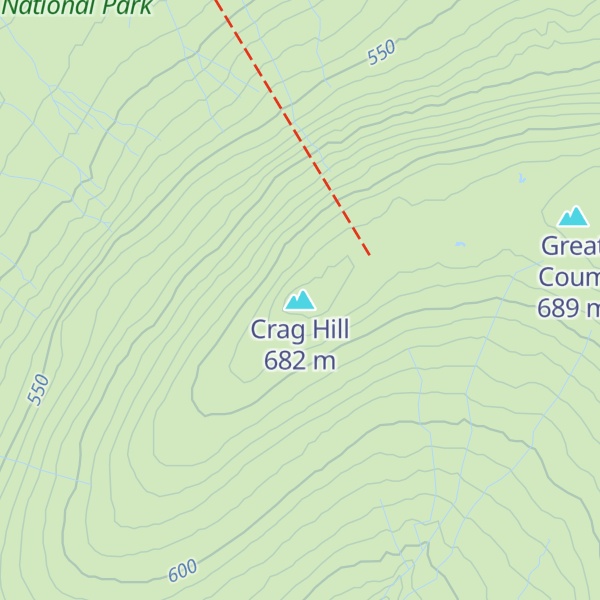 Map of Crag Hill
