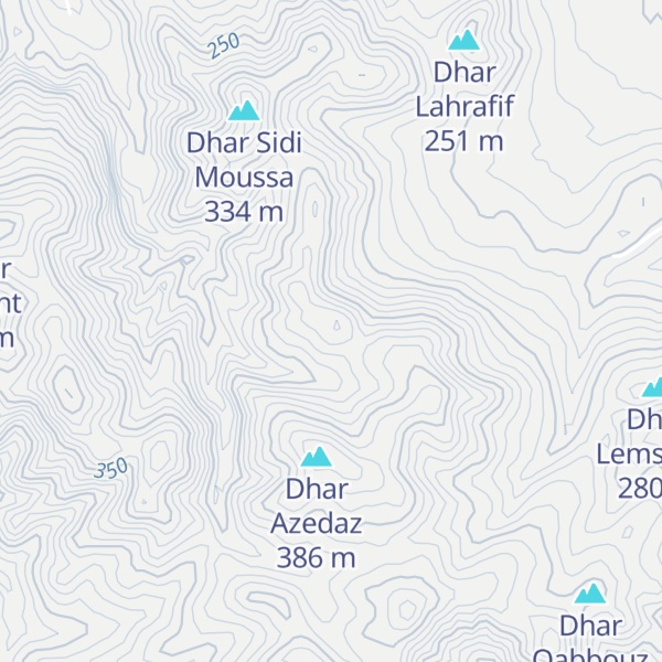 Map of Dhar Chlihi