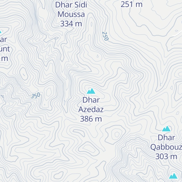 Map of Dhar Azedaz