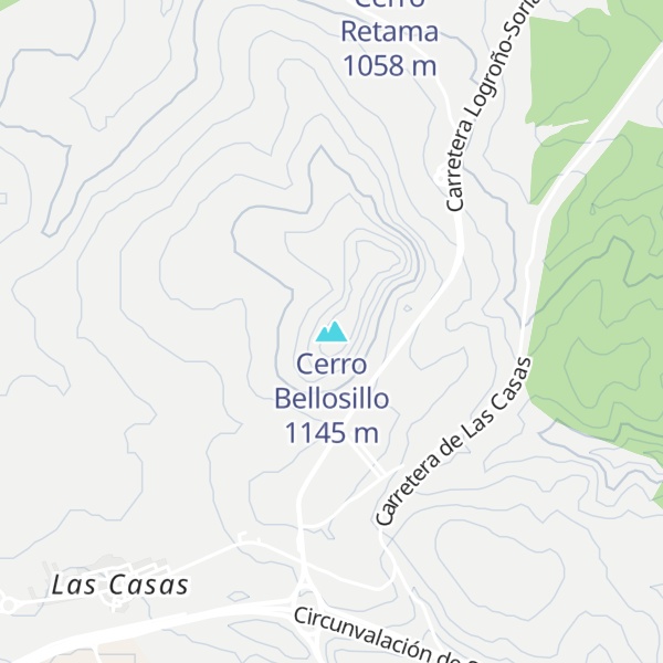 Map of Cerro Bellosillo