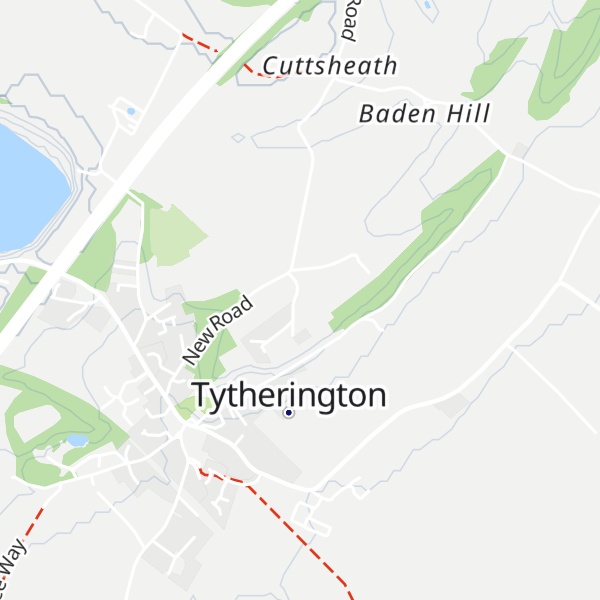 Map of Tytherington Hill