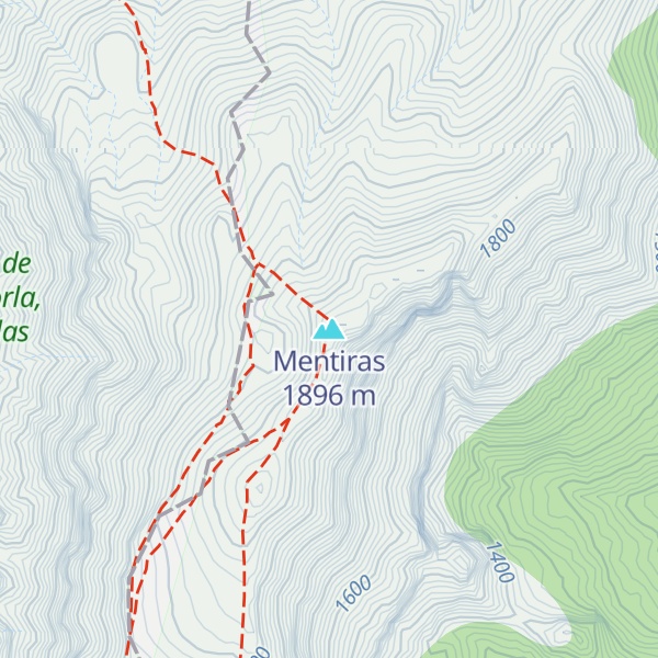 Map of Mentiras