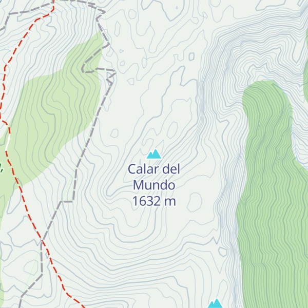 Map of Calar del Mundo