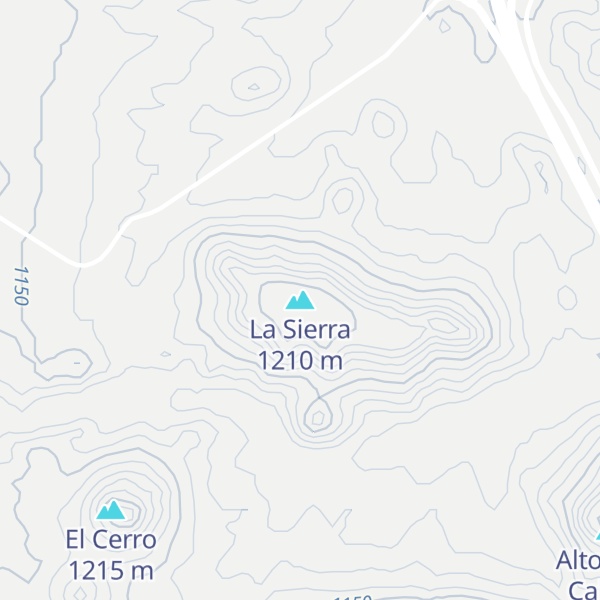 Map of La Sierra