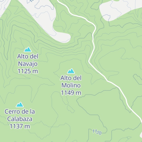 Map of Alto del Molino
