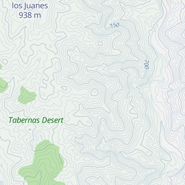 Map of Cerro del Obispo