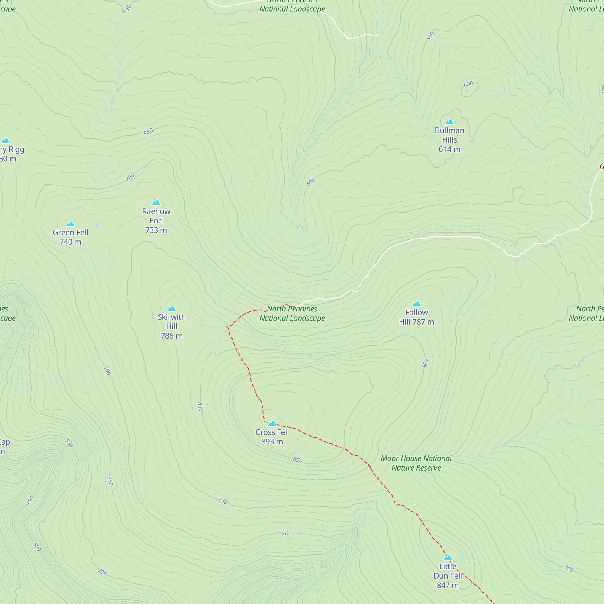 Greg's Hut Bothy map