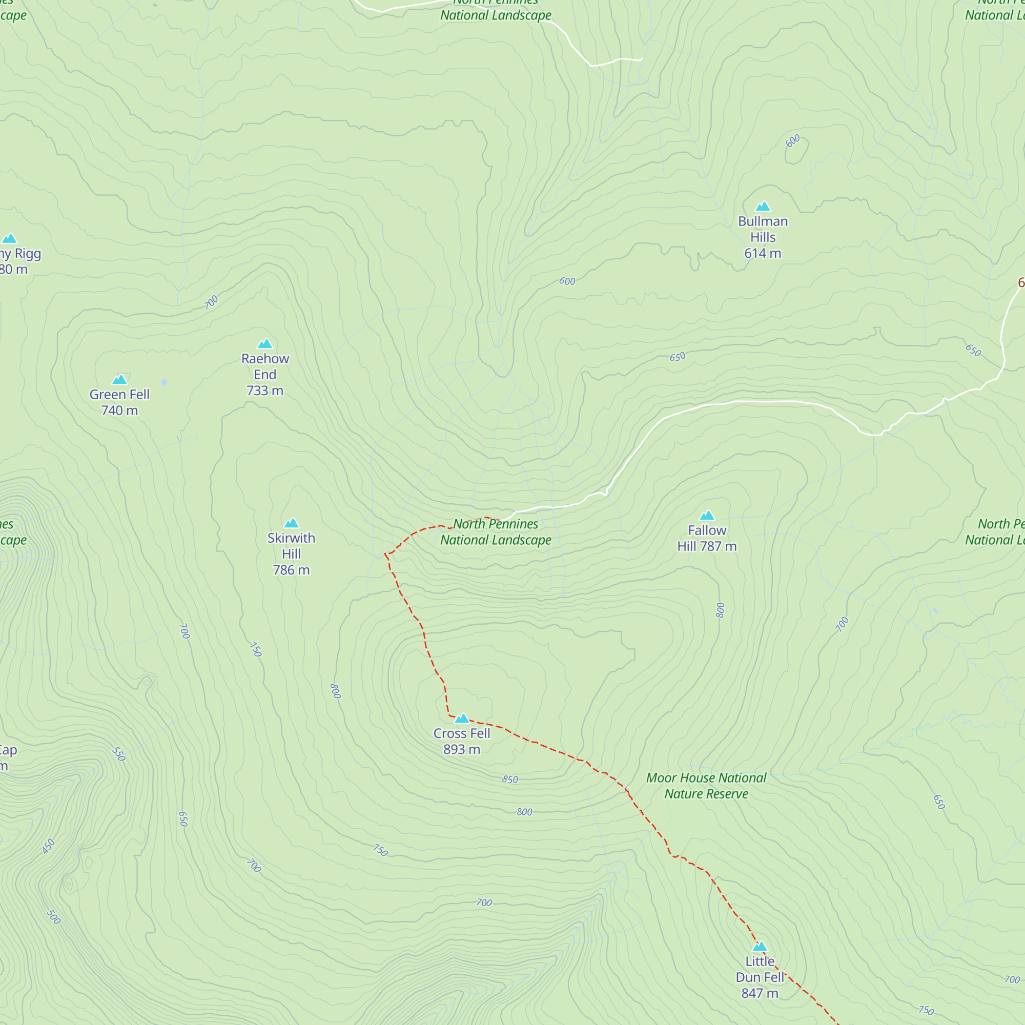 Greg's Hut Bothy map