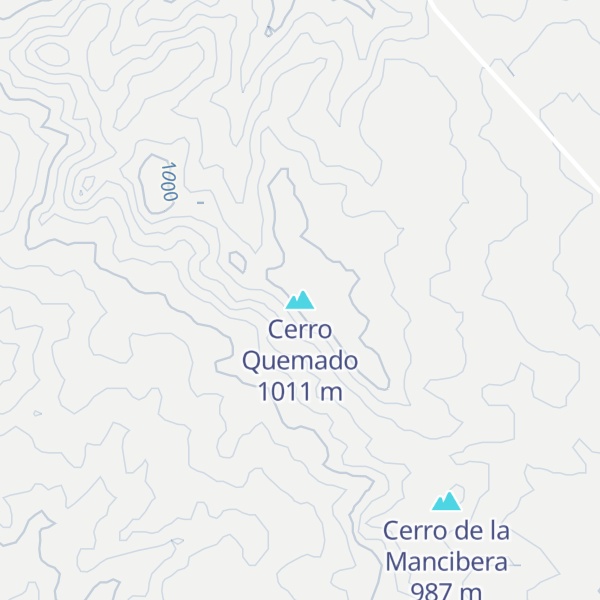 Map of Cerro Quemado