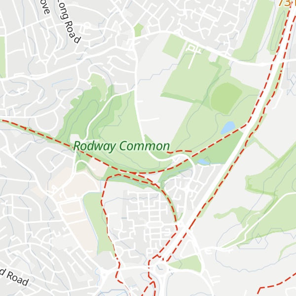 Map of Rodway Hill