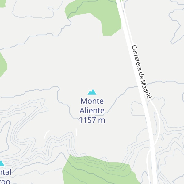 Map of Monte Aliente